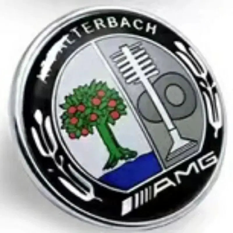 57mm Star Flat Hood Bonnet Logo Mercedes Benz AMG W204 W124 W201 W202 W212 W220 W205 Emblem Badge stickers automobile Accessorie