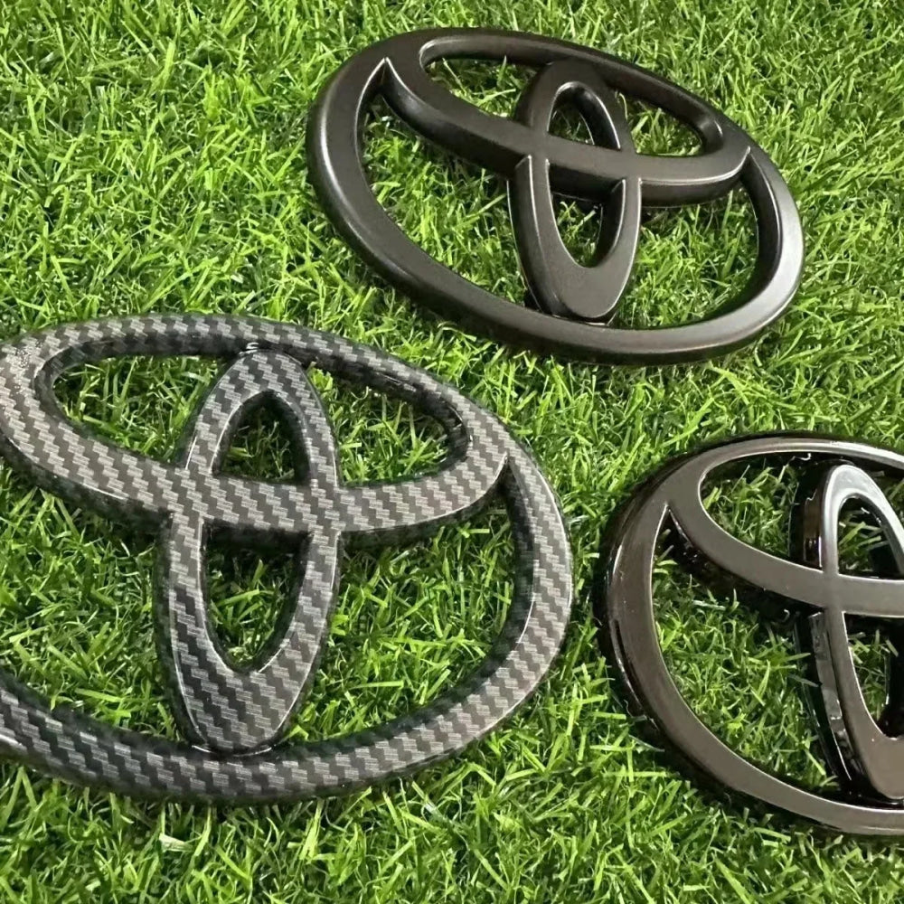 For Toyota RAV4 Camry Corolla Levin Yaris Reiz Vios Highlander CHR prius aygo hrv ABS Car front grille trunk suitcase Logo