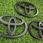 For Toyota RAV4 Camry Corolla Levin Yaris Reiz Vios Highlander CHR prius aygo hrv ABS Car front grille trunk suitcase Logo