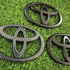 For Toyota RAV4 Camry Corolla Levin Yaris Reiz Vios Highlander CHR prius aygo hrv ABS Car front grille trunk suitcase Logo