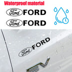 2pcs Car Emblem Stickers Window Body Trunk Badge Decoration Decal Accessories For Ford Focus Mustang Shelby Fiesta Kuga Fusion