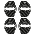 4pcs Metal Auto Door Lock Protective Cover Car Styling auto Accessaries sticker For Tesla model 3 model X Y