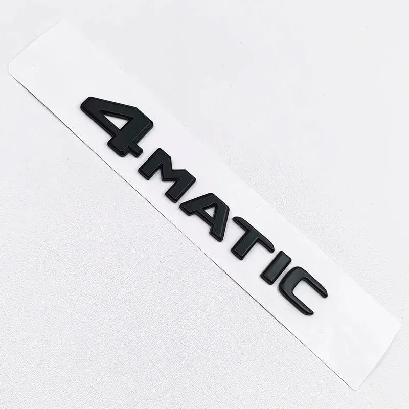 3D ABS Black A35 A45 A160 A180 A200 A250 Logo Letters 4MATIC Badge Car Rear Star Sticker AMG Emblem For Mercedes Benz