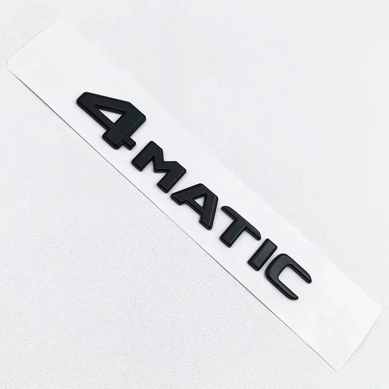 3D ABS Black A35 A45 A160 A180 A200 A250 Logo Letters 4MATIC Badge Car Rear Star Sticker AMG Emblem For Mercedes Benz