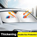 Thicken Strong UV Resistance Car Sun Visor Sunshade Front Glass Sunscreen For BMW M M3 M5 X1 X3 X5 X6 E46 E39 E36 E60 Accessory