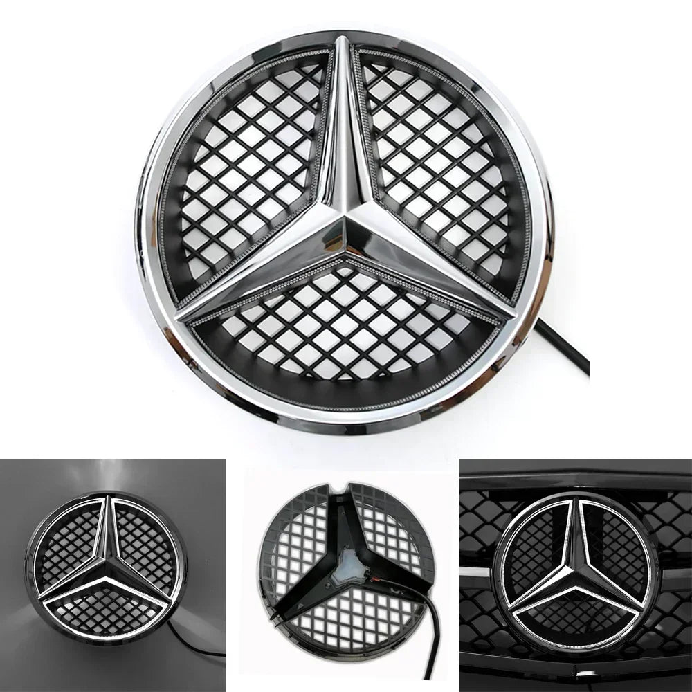 1pcsFor Mercedes Benz W204 B C GLK Class B180 B200 B250 C180 C200 C230 C250 C280 C300 C350Front Grille Mirror Star Badge Emblem