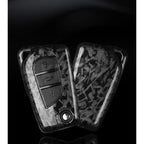 For Toyota Camry RAV4 Forturner Hilux Auris Corolla Avensis Verso Yaris Aygo Scion TC ABS Carbon Fiber Style Car Key Case Cover