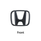 3D ABS Car Emblem Front Head Grill Hood Bonnet Emblem Rear Tail Bumper For Honda Civic 2006-2015 8th 9th 9.5th generation Civic