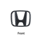 3D ABS Car Emblem Front Head Grill Hood Bonnet Emblem Rear Tail Bumper For Honda Civic 2006-2015 8th 9th 9.5th generation Civic