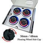 New 56mm 68mm Car Carbon 50th Anniversary Floating Wheel Center Caps For MINI BMW G11 G12 G30 G31 G32 G08 G05 F46 F49 F39 F90