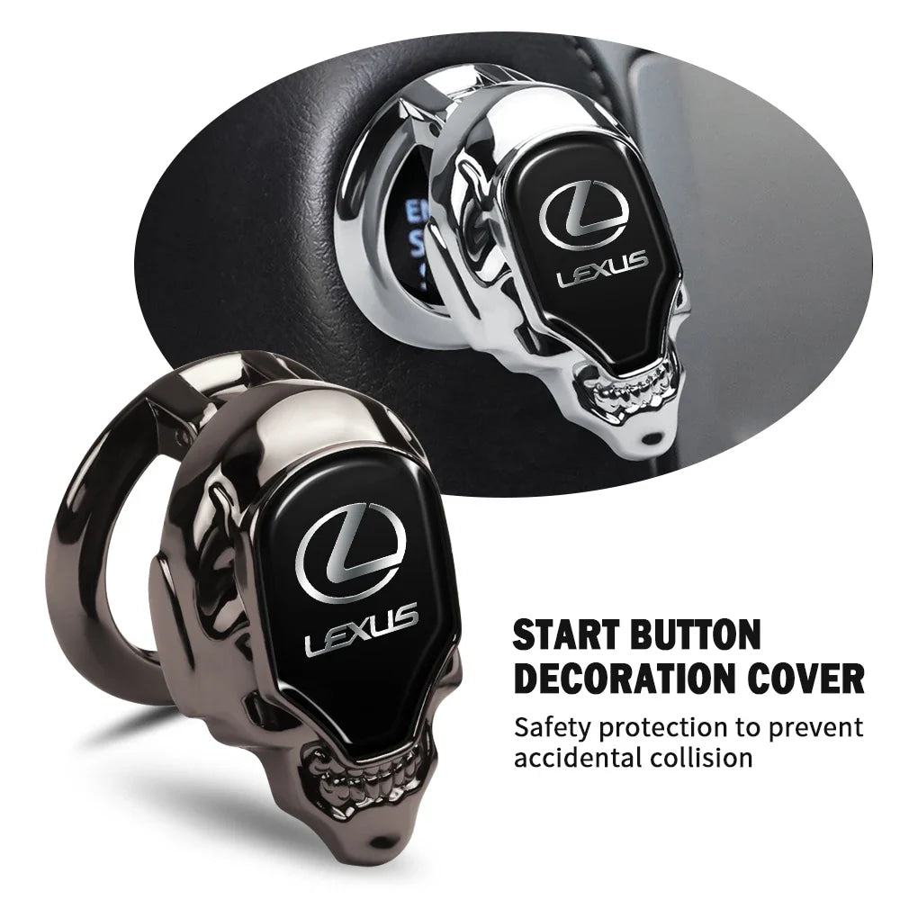 Car Interior Engine Start Stop Switch Button Cover Protective Accessories For Lexus LS IS350 ES300h ES300 IS250 IS220d NX350h RX