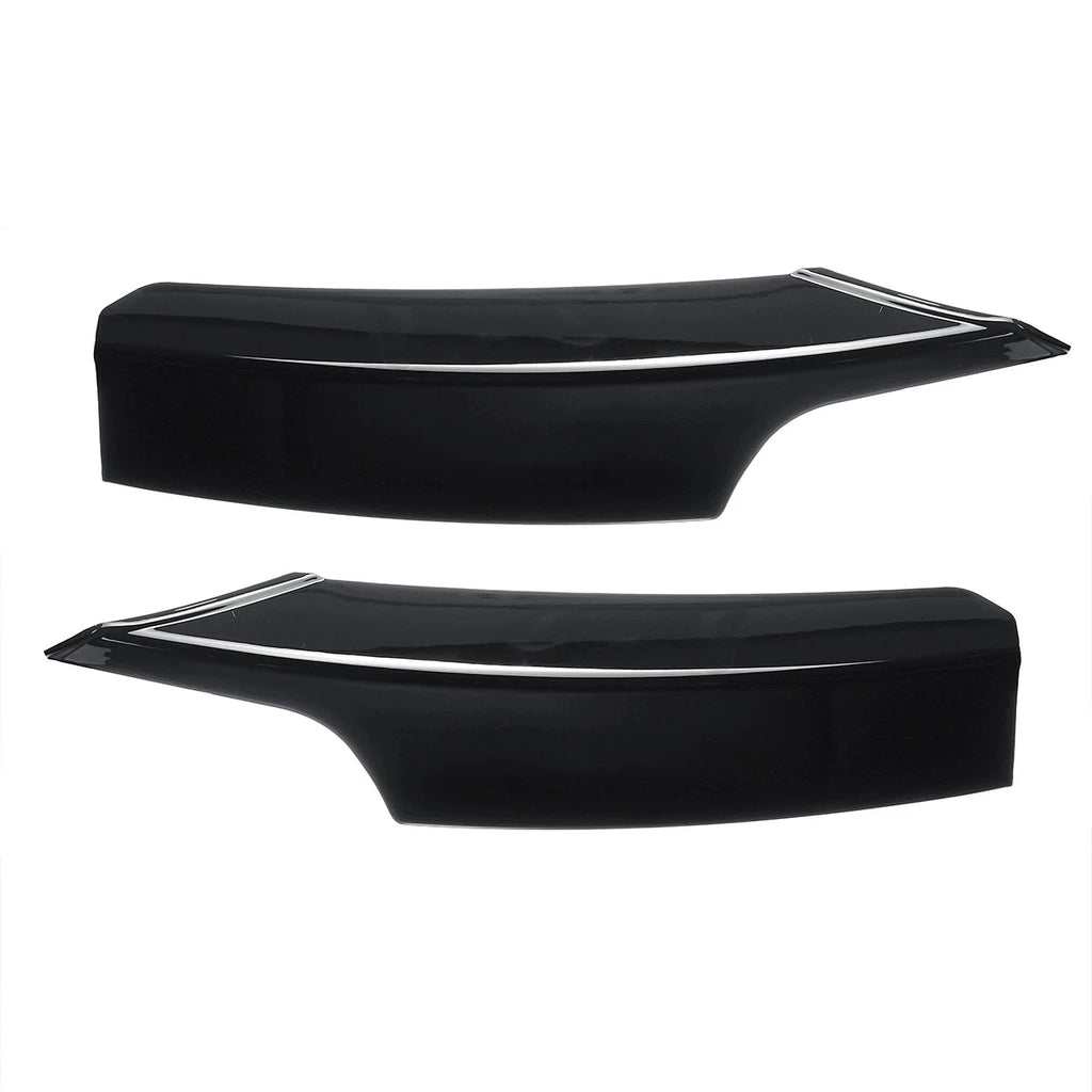 For BMW F30 F31 M Sport 2012-2019 Front Bumper Lip Splitter Canards Spoiler 1Pair Car Fog Lamp Eyebrow Frame Cover Grille