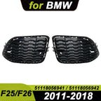 for 2011-2018 F25 F26 BMW X3 X4 28i 28iX 35iX 28dX Front Bumper Grille Fog Lamp Cover 51118056941 51118056942