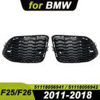 for 2011-2018 F25 F26 BMW X3 X4 28i 28iX 35iX 28dX Front Bumper Grille Fog Lamp Cover 51118056941 51118056942