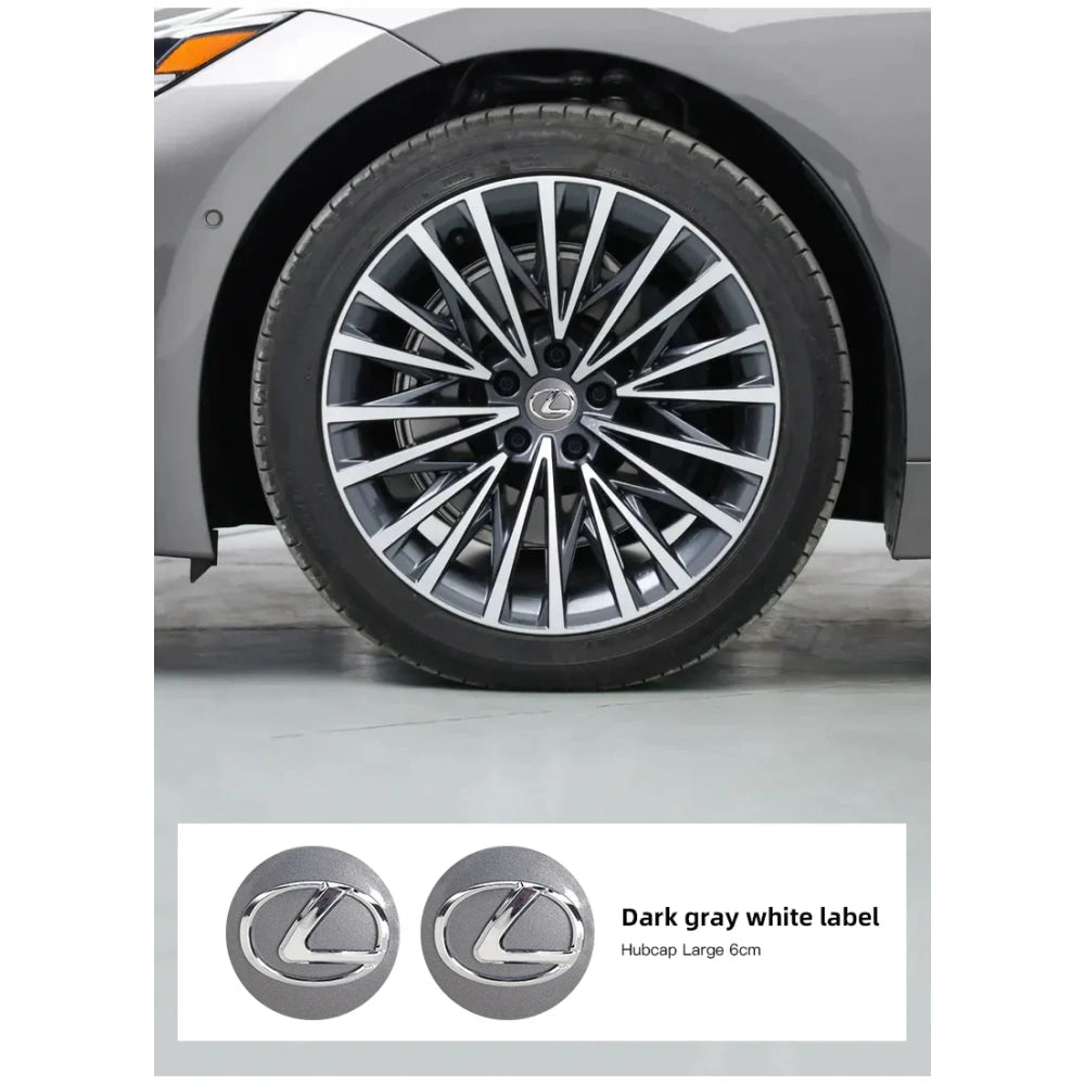 4pcs 62mm Car Wheel Center Hub Cap Rim Dustproof Cover Emblemem For Lexus RX NX UX GX ES260 ES300 LS500 IS250 RX350 LX570 LX600