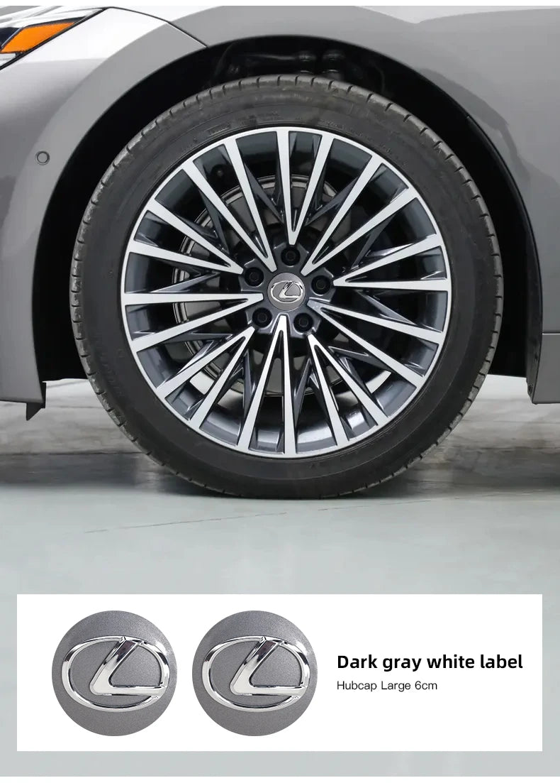 4pcs 62mm Car Wheel Center Hub Cap Rim Dustproof Cover Emblemem For Lexus RX NX UX GX ES260 ES300 LS500 IS250 RX350 LX570 LX600
