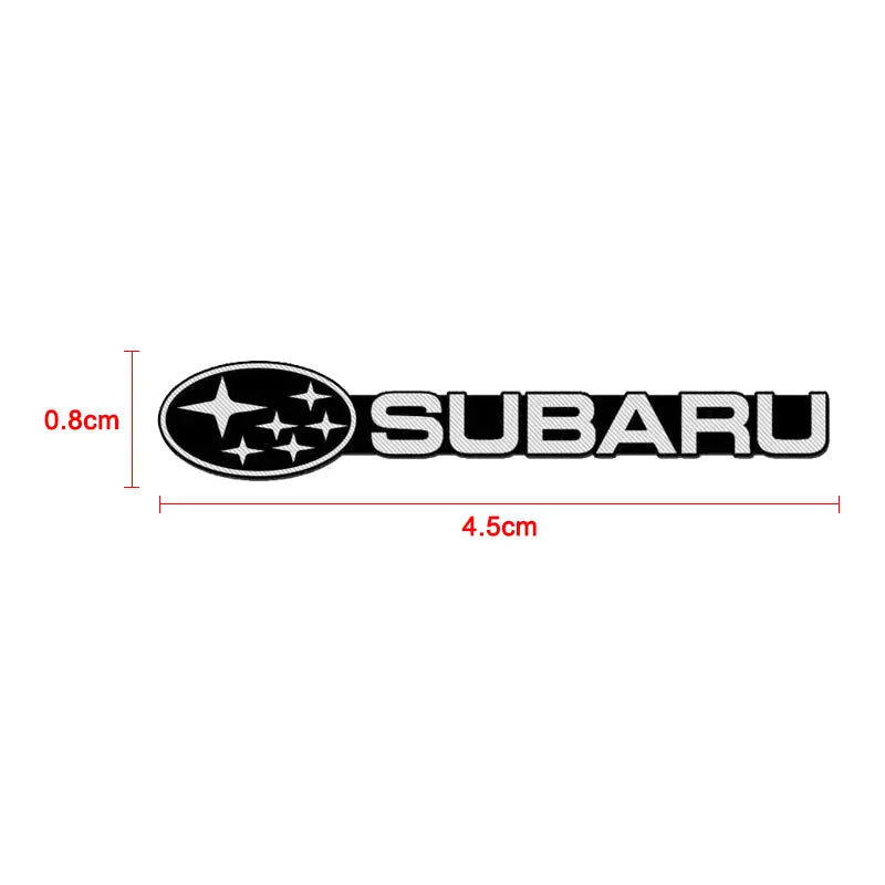 Car audio stereo 3D decorative aluminum badge sticker suitable For Subaru Forester impreza Outback Legacy Tribecacar WRC XV