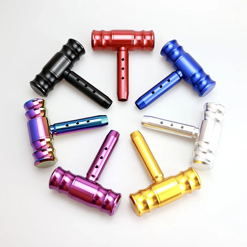 Gear Shift Knob Aluminum T Handle Shifter Car Knob Joystick Style Gear Stick Lever Shift Fit Most Automatic Manual Transmissions