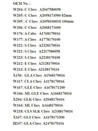 3D ABS Rear Star Logo Car Trunk Emblem For Mercedes Benz AMG W203 W204 W205 W212 W213 X253 X156 W166 W167 W176 W177 W223 W117