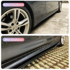 For 2015+ Mercedes-Benz Accessories W205 C63 C43 4Doors AMG C-Class Side Skirt Extension Diffusor 8Pcs ABS Lip