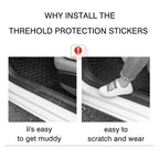 4/5 pcs Car Emblem Threshold Anti Scratch Door Sill Protector For Honda Civic Fit Jazz Accord Pilot CRV Odyssey Passport City