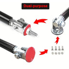 Multifunction Paste Style Splitter Strut Rods Adjustable 15cm Front Splitter Support Rods for Bumper Lip Splitter Tail Support R