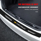 Carbon Fiber Car Rear Bumper Trunk Guard Protected Sticker for Chevrolet Malibu Captiva Cavalier Onix Aveo Silverado Chevy Tahoe