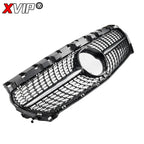 Chrome Silver AMG Style Front Bumper Grille For Mercedes Benz CLA-Class W117 2013-2019 CLA180 CLA200 CLA45 Front Grill Black