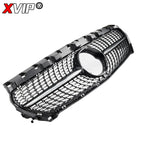 Chrome Silver AMG Style Front Bumper Grille For Mercedes Benz CLA-Class W117 2013-2019 CLA180 CLA200 CLA45 Front Grill Black