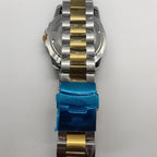Orient Diver Automatic Watch Blue Dial Blue Bezel 200M Waterproof Day-Date Steel Band Luminous Markers Men's Sport Wristwatch