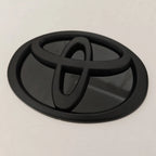 for Toyota RAV4 CAMRY COROLLA LANDCRUSER RAV4 VIOS SIENNA YARLS Modified Black Bottom Front Grille Badge Trunk Car Logo Suitable