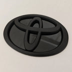 for Toyota RAV4 CAMRY COROLLA LANDCRUSER RAV4 VIOS SIENNA YARLS Modified Black Bottom Front Grille Badge Trunk Car Logo Suitable