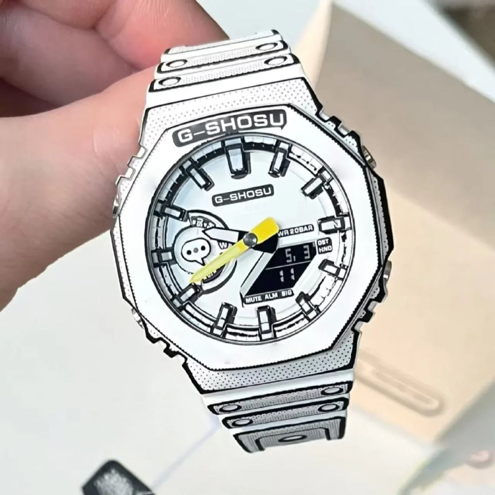 200  Detachable Strap Full-Featured Sports Digital Electronic Watch LED Dual Display