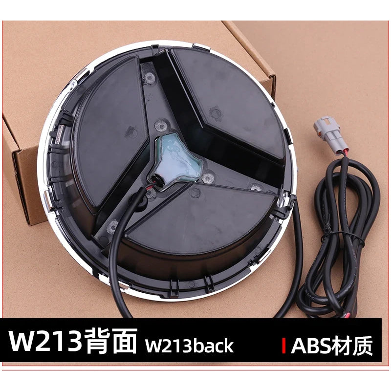 Grid LED light Front Grilled Embelm badge For W204 W205 W213 W253 C-Class E-Class GLC C E 180 200 250 300 350 43 63 4MATIC