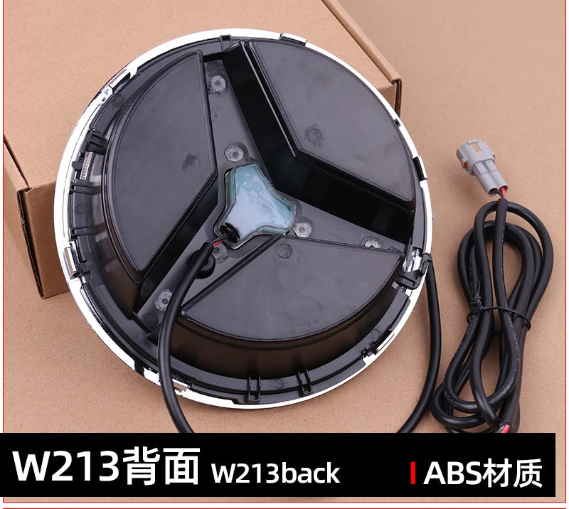Grid LED light Front Grilled Embelm badge For W204 W205 W213 W253 C-Class E-Class GLC C E 180 200 250 300 350 43 63 4MATIC