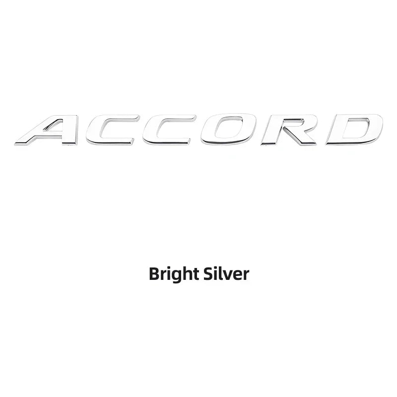 3D ABS Logo Badge Sticker Trunk Side Wing Emblem Fender Decal For Honda S Power Accord Civic Grand Vitara Swift Car Styling