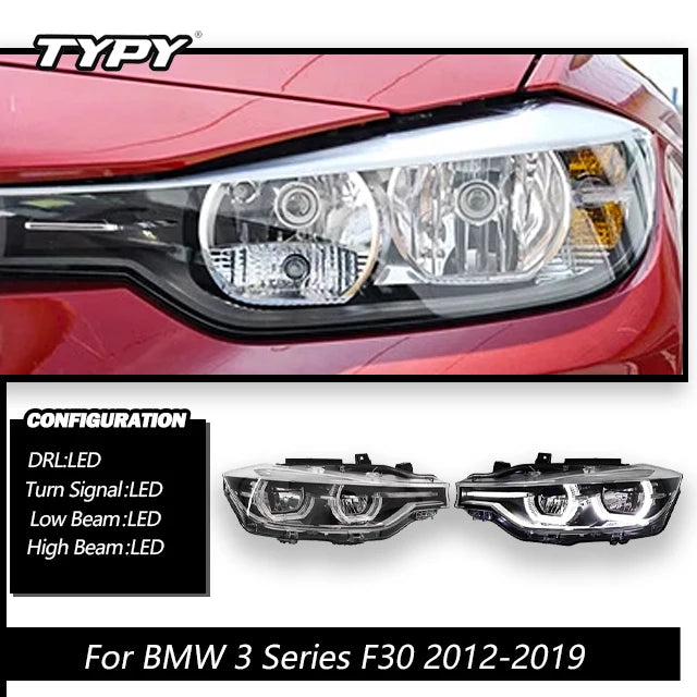 TYPY Dynamic Signal Head Lamp Automotive Accessories Upgrade Modified New LED For BMW 3 Series F30 Headlight 2012-2019