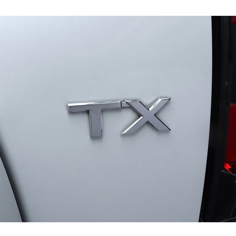For Toyota Land Cruiser 200 Prado 120 150 Car Logo Displacement V8/TX/TXL/5.7/V6/Black Letter Sticker Car Decoration Accessories