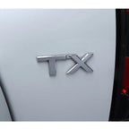 For Toyota Land Cruiser 200 Prado 120 150 Car Logo Displacement V8/TX/TXL/5.7/V6/Black Letter Sticker Car Decoration Accessories