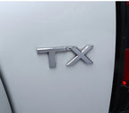 For Toyota Land Cruiser 200 Prado 120 150 Car Logo Displacement V8/TX/TXL/5.7/V6/Black Letter Sticker Car Decoration Accessories