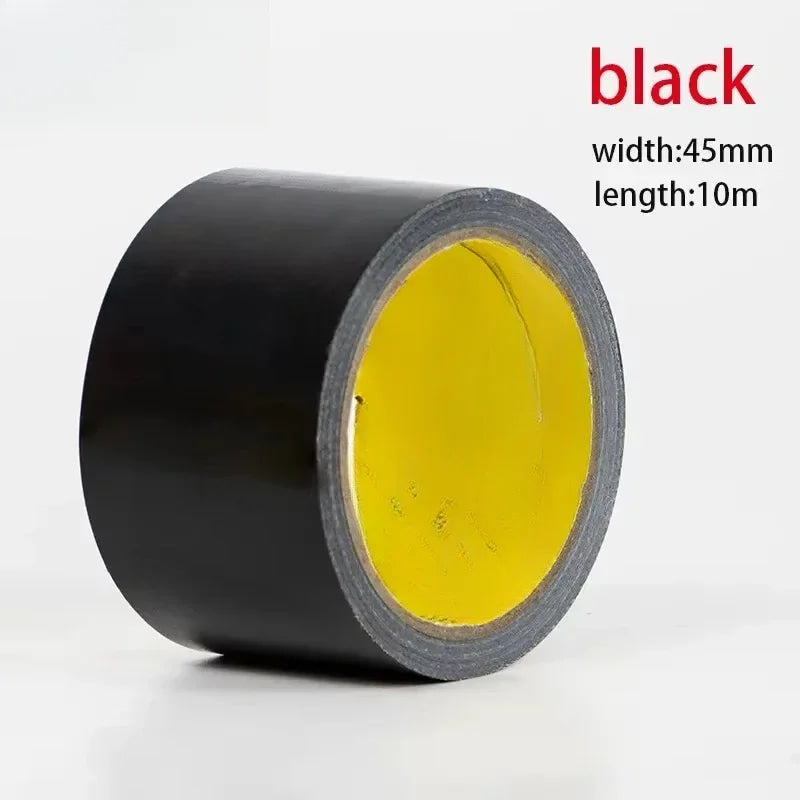 Cinta adhesiva de tela súper adhesiva (1 rollo) - Impermeable, sin hojas de pegamento para reparación de asientos, lona y tiendas de campaña de bicicleta eléctrica
