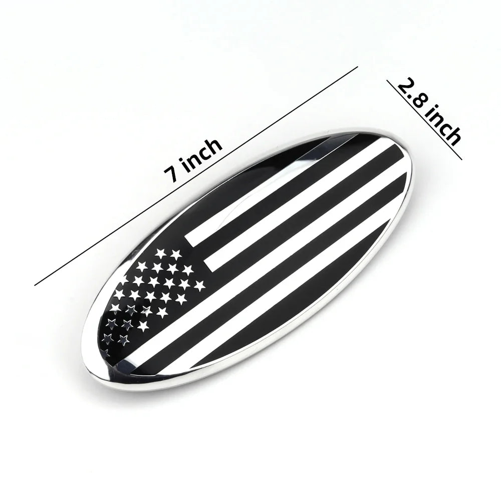 For Ford Front Grille Emblem Hood Badge Logo Sticker For Explorer Fiesta F150 F250 F350 Edge Ranger Expedtion Auto Accessories