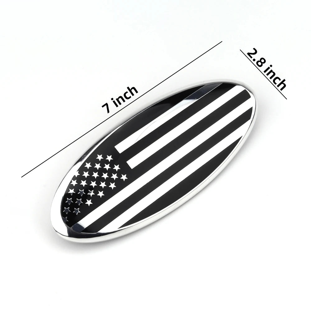 For Ford Front Grille Emblem Hood Badge Logo Sticker For Explorer Fiesta F150 F250 F350 Edge Ranger Expedtion Auto Accessories