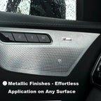 Chevrolet 3D Aluminum Car Audio Stickers Fit For Silverado Impala Malibu Equinox Cruze Camaro Tahoe/Suburban Blazer Spark Aveo