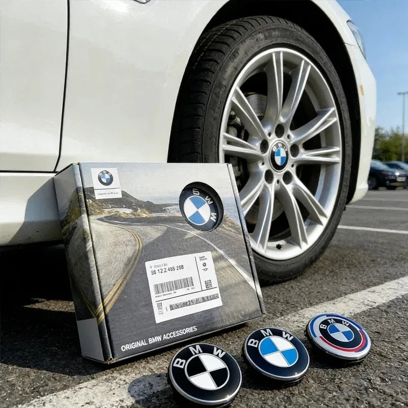 56mm/68mm Car Logo Floating Wheel Center Caps Hub Emblem Cover for BMW X1 X3 X4 X6 M2 M4 M5 F39 F45 F31 E82 E90 G32 E84 G01 G05