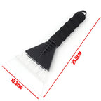 Rascador de hielo para coche, rompevientos para parabrisas, cepillos de vidrio de limpieza rápida, herramienta para quitar la nieve, pala para cepillos de nieve para invierno y ventana de coche