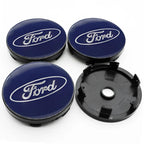 4pcs 56mm 60mm 54mm For Ford Ranger Focus Kuga Mustang Mondeo Fusion Esco Logo Car Wheel Center Hub Cap Rim Cover Emblem Sticker