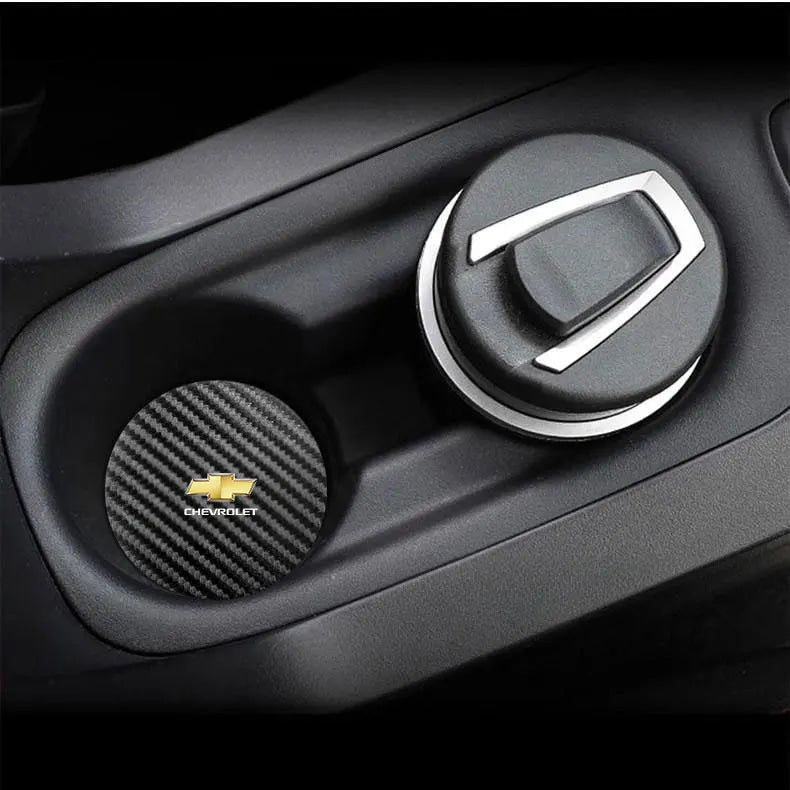 Car Cup Holder Coaster Anti-Slip Car Water Cup Pad For Chevrolet Onix Cruze Silverado Impala Equinox Malibu Tahoe Cobalt Camaro