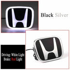 For Honda Accord Civic Odyssey CRV Inspire Amaze Vezel PMMA LED Car Emblem Sticker Front Rear Trunk Light Badge Accessories
