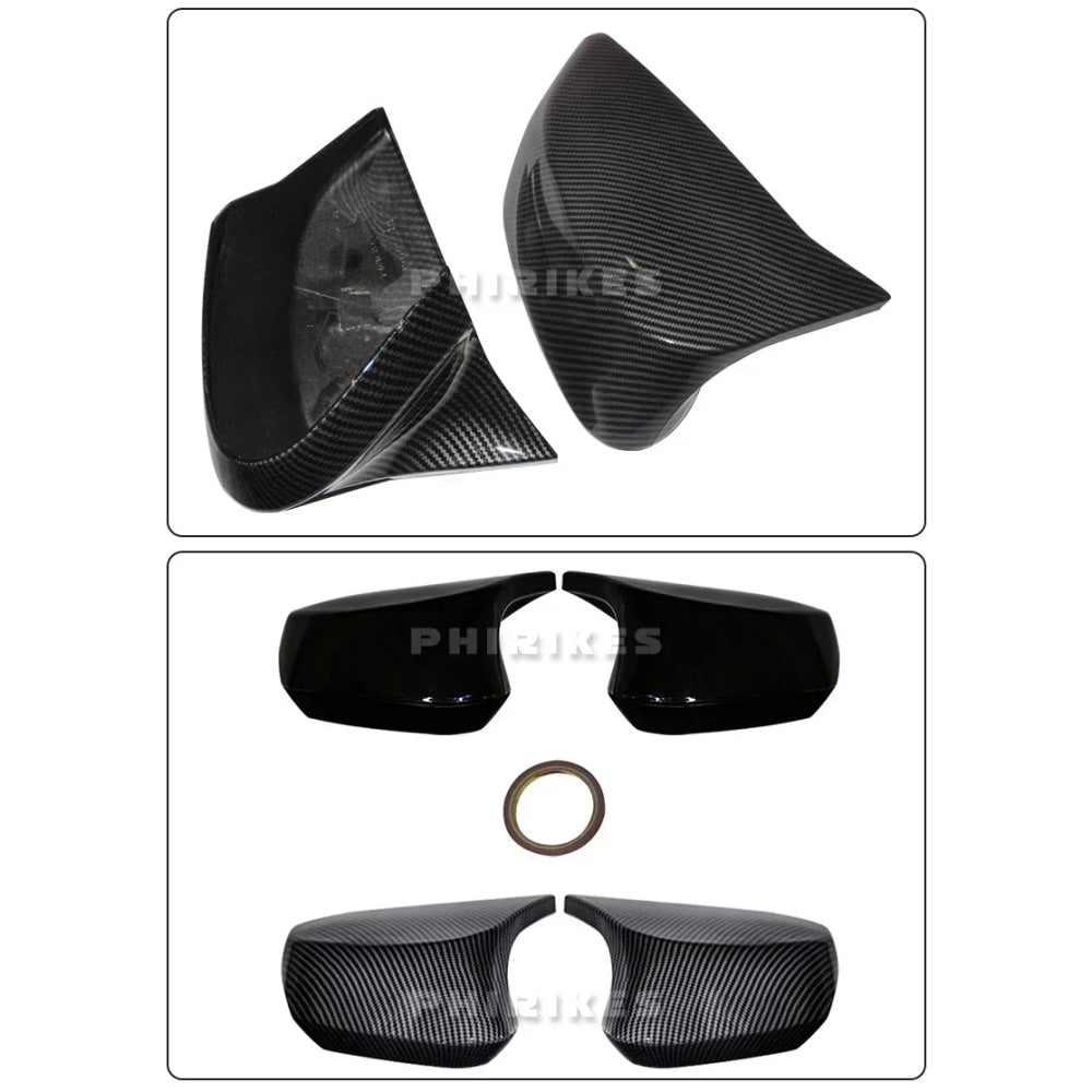 For Chevrolet Corvette C8 Z51 Z06 2020-2023 Car Rearview Side Mirror Cover Wing Cap Sticker Exterior Door Rear View Case Trim
